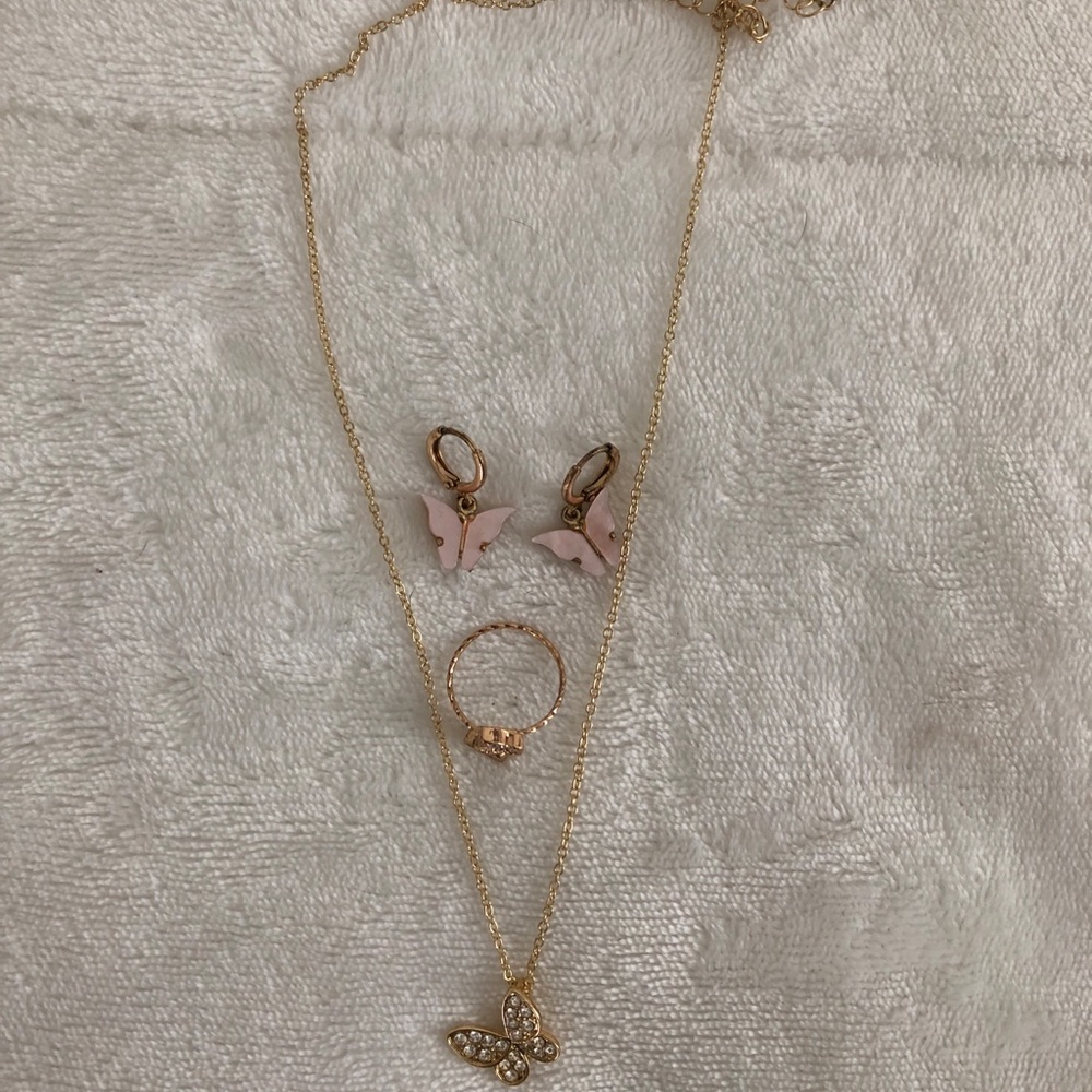 Butterfly Jewelry Set